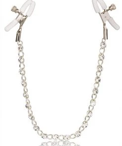 California Exotic Novelties Crystal Chain Nipple Clamps