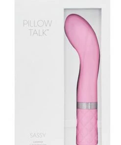 BMS Enterprise Pillow Talk Sassy G-Spot Vibe With Swarovski Crystal In Pink What's New