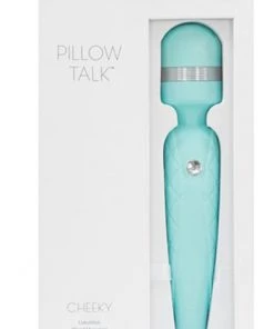 BMS Enterprise Pillow Talk Cheeky Wand With Swarovski Crystal In Blue What's New