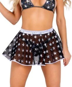 Roma Silver Star Skirt