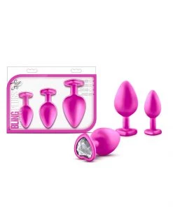 Luxe Pink Bling Heart Shaped Training Kit What's New