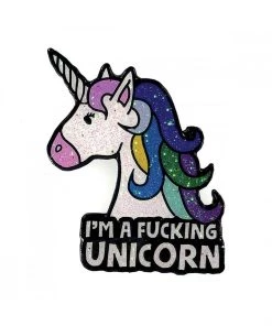 Geeky And Kinky What's New I'm A F*cking Unicorn Enamel Pin