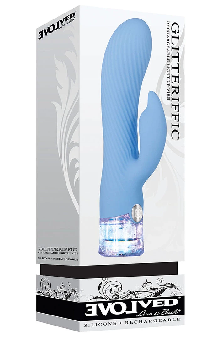 Evolved Novelties Glitterific Rabbit Vibe What's New 2 Evolved Novelties Glitterific Rabbit Vibe What's New