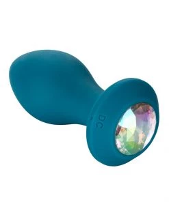 California Exotic Novelties Power Gem Vibrating Crystal Probe In Blue What's New