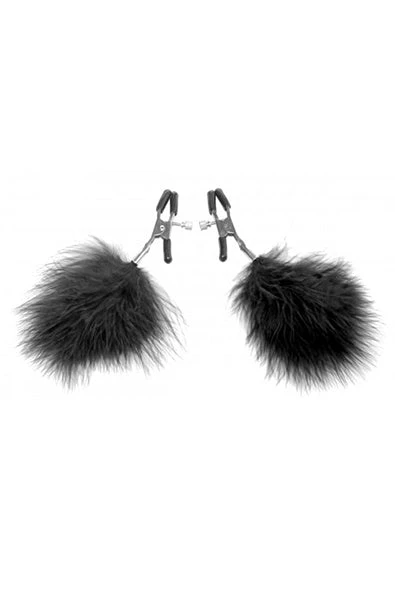 XR Brands Feathered Nipple Clamps 1 XR Brands Feathered Nipple Clamps