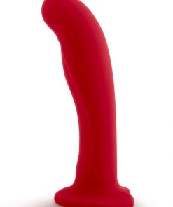 Blush Novelties Jezebel Slim Silicone Dildo In Red What's New