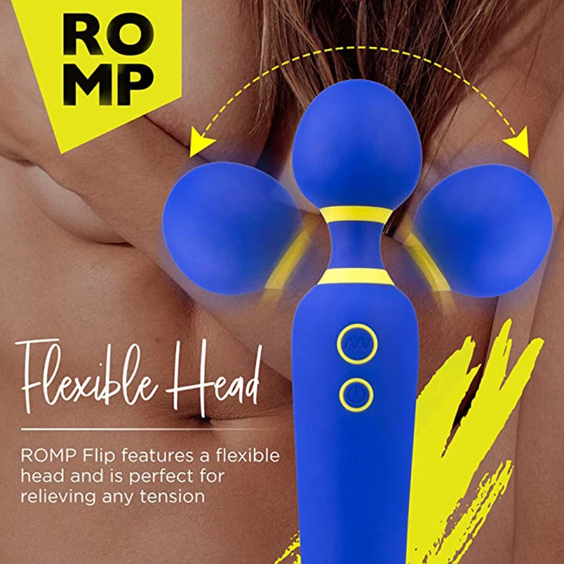 What's New Romp Flip Wand Vibrator 2 What's New Romp Flip Wand Vibrator
