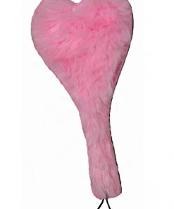 Ruff Doggie Pink Fur Heart Paddle What's New