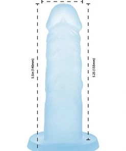 BMS Enterprise What's New Blue Lagoon Cocktails 5.5 Inch Silicone Dildo
