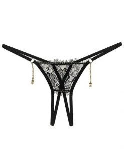 Donna Di Capri Lace Crotchless Panty