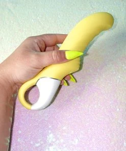 What's New Satisfyer Vibes Yummy Sunshine Yellow G-Spot Vibrator.