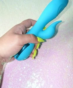 California Exotic Novelties California Dreaming Santa Monica Starlet Blue Rabbit Style Vibrator