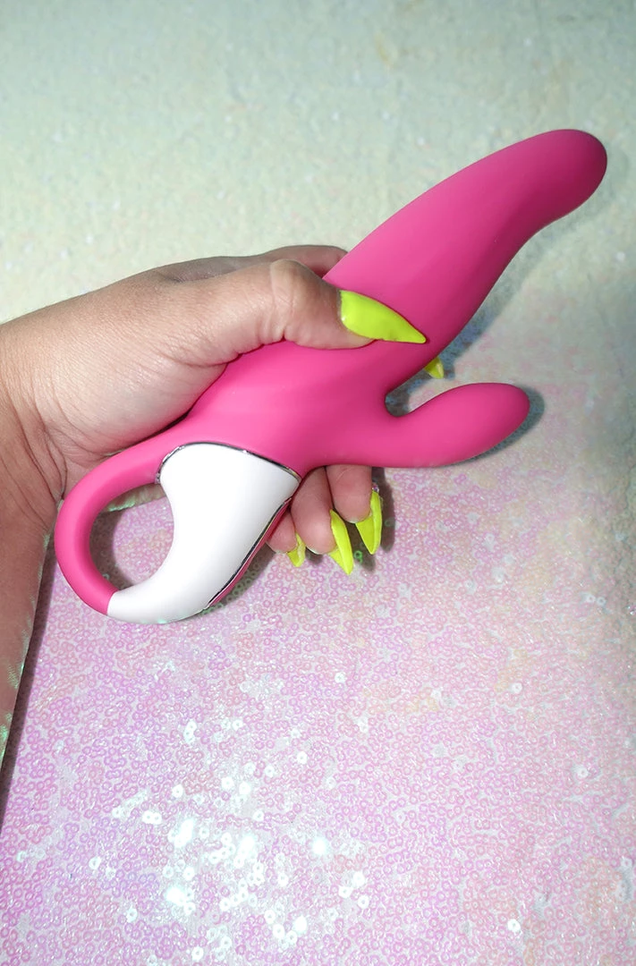 Satisfyer Vibes Mr. Rabbit Pink Vibrator What's New 2 Satisfyer Vibes Mr. Rabbit Pink Vibrator What's New