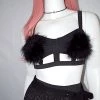 * Pom Pom Bra Top In Black