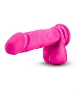 Blush Novelties Au Natural Hero 8 Inch Dildo In Pink