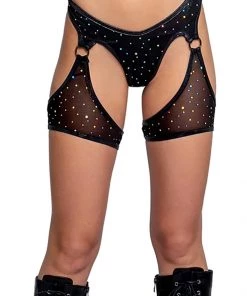 Roma What's New Black Dot Chap Shorts