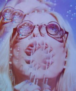 GloFx Heart Shaped Kaleidoscope Glasses In Black 5 GloFx Heart Shaped Kaleidoscope Glasses In Black