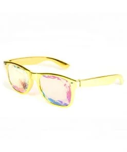 GloFx Ultimate Kaleidoscope Glasses In Gold