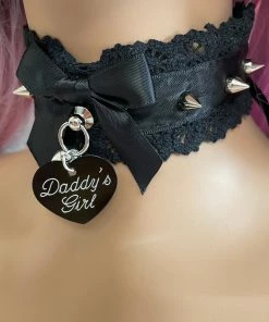 Mystic Treasure 5 Piece Black Crochet BDSM Collar And Leash Set