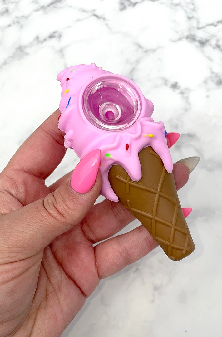 PIECEMAKER Ice Cream Silicone Pipe 2 PIECEMAKER Ice Cream Silicone Pipe