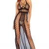 Leg Avenue Black Fishnet Dress