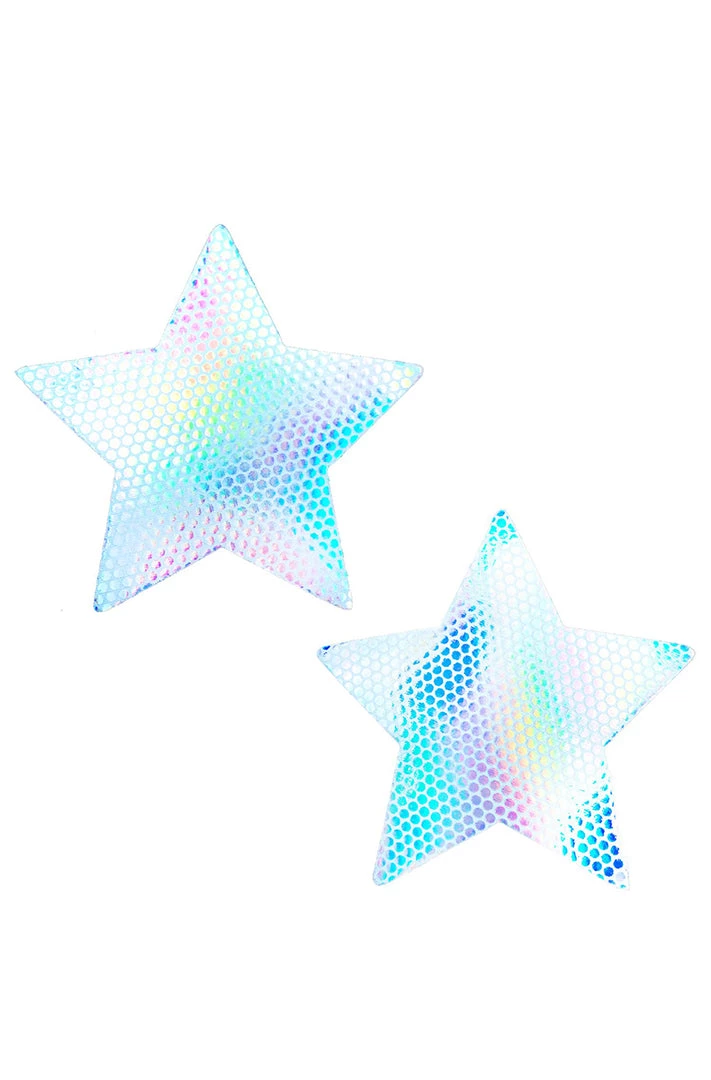 Neva Nude Liquid Party Pure White Holographic Starry Nights Pasties What's New 1 Neva Nude Liquid Party Pure White Holographic Starry Nights Pasties What's New