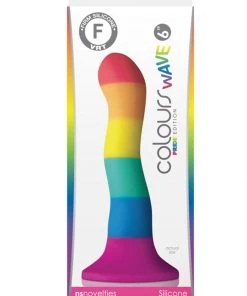 Blush Novelties Colours Pride Edition 6 Inches Wave Dildo Rainbow What's New