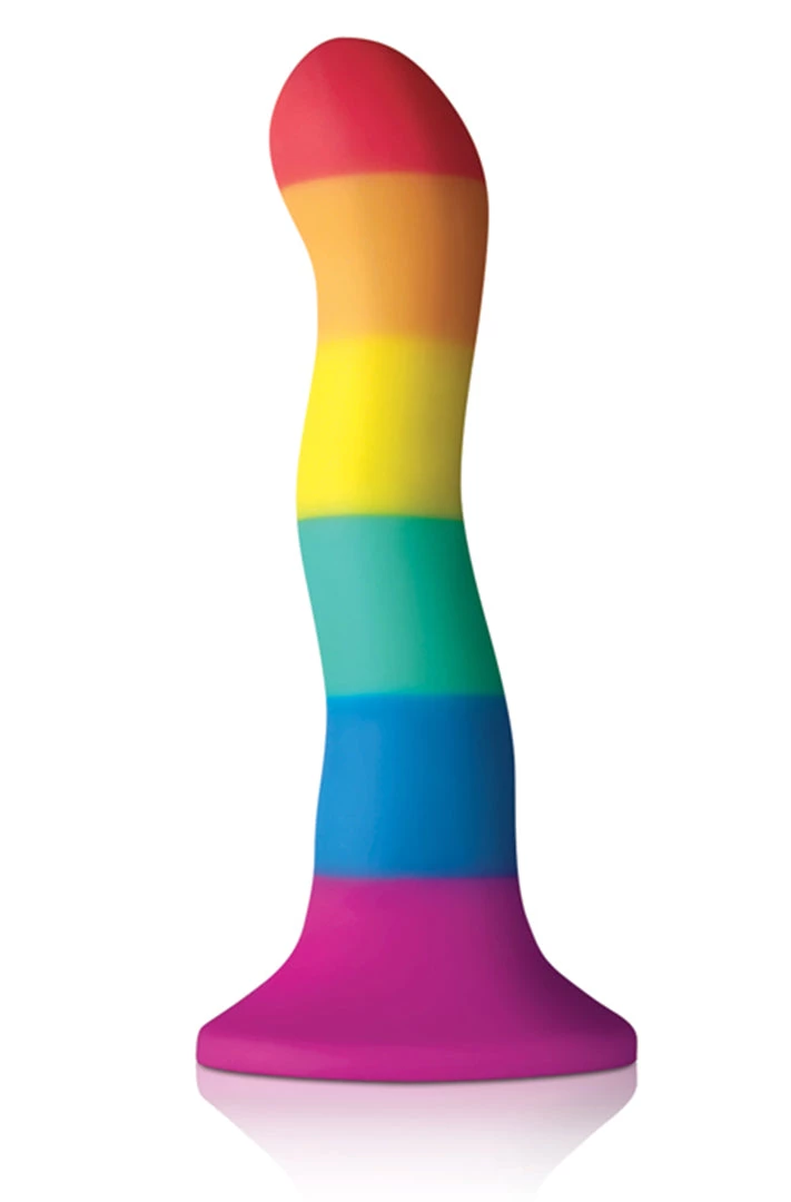 Blush Novelties Colours Pride Edition 6 Inches Wave Dildo Rainbow What's New 1 Blush Novelties Colours Pride Edition 6 Inches Wave Dildo Rainbow What's New