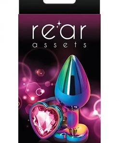 NS Novelties What's New Rear Assets Technocolored Heart Medium Pink