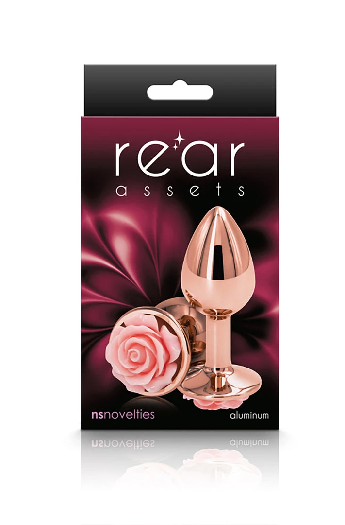 NS Novelties Rear Assets Rose Gold Floral Butt Plug What's New 2 NS Novelties Rear Assets Rose Gold Floral Butt Plug What's New