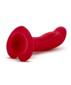 Blush Novelties Jezebel Slim Silicone Dildo In Red What's New