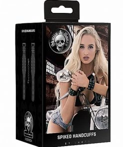 Sexpirements What's New Spikes Leather Handcuffs