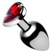Booty Sparks Red Heart Gem Anal Plug - Medium
