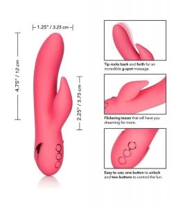 California Exotic Novelties California Dreaming San Francisco Sweetheart Pink Rabbit Style Vibrator