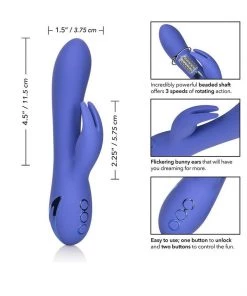 California Exotic Novelties What's New California Dreaming Beverly Hills Bunny Purple Rabbit Style Vibrator