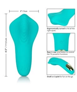 California Exotic Novelties Slay Pleaser Green Vibrator