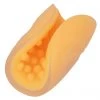 California Exotic Novelties Gripper Ribbed Male Masturbator In Orange