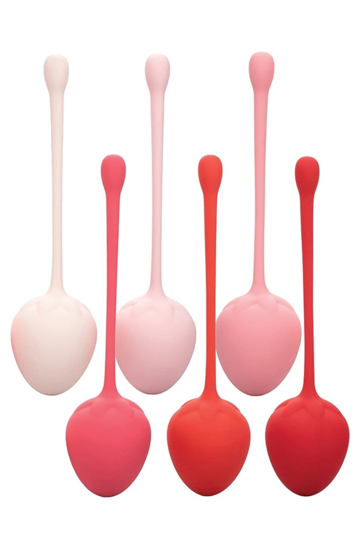 California Exotic Novelties Strawberry Kegel Training Set 1 California Exotic Novelties Strawberry Kegel Training Set