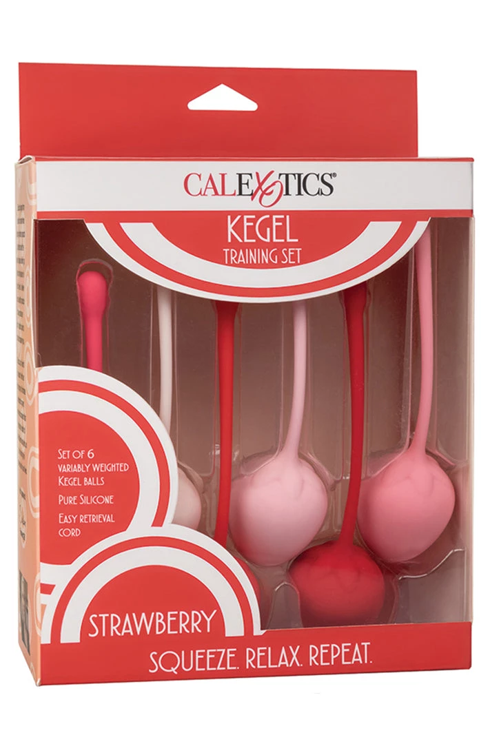 California Exotic Novelties Strawberry Kegel Training Set 4 California Exotic Novelties Strawberry Kegel Training Set