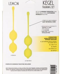 California Exotic Novelties Lemon Kegel Training Set