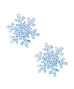 Neva Nude Super Sparkle White Chunky Glitter Snowflake Pasties What's New