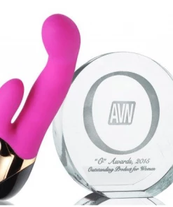 XR Brands Inmi Come Hither Dual Stimulation Flexing Vibrator In Pink