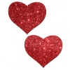 Pastease Brand Pasties What's New Heart Red Glitter Pasties
