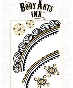 Body Arts Ink Temporary Body Tattoo- Athena