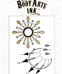 Body Arts Ink Temporary Body Tattoo- Audrey