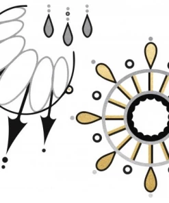 Body Arts Ink Temporary Body Tattoo- Audrey