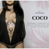 Body Arts Ink Temporary Body Tattoo- Coco