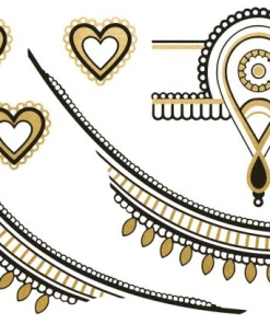 Body Arts Ink Temporary Body Tattoo- Coco