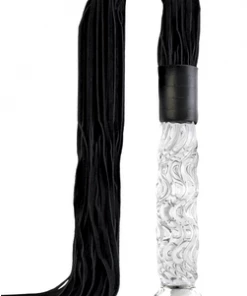 Icicles No 38 Glass Handle Cat O Nine Tails Whip