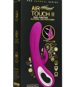 Cloud 9 Novelties What's New Air Touch 2 Purple Vibrator